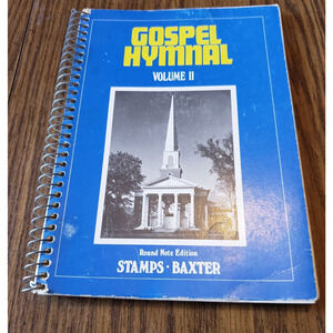 Gospel Hymnal Volume 2 Spiralbound Stamps Baxter Vintage 1979 Songbook